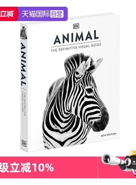 【自营】英文原版 DK Animal 动物王国摄影百科全书 动物图书指南 新物种 图像 动物星球最新科学知识