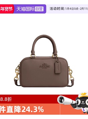 【自营】COACH/蔻驰女士保龄球包SATCHEL拉链开合单肩手提包CT776