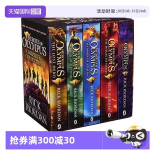 5册套装 少年奇幻冒险小说 英文原版 Olympus 新版 现货 Heroes 奥林匹斯英雄系列 波西杰克逊第二季 自营