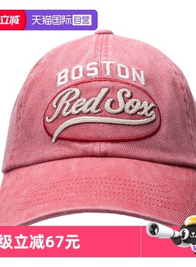 【自营】MLB鸭舌帽男帽女帽户外遮阳运动帽深红色棒球帽3ACPV165N