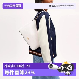 蔻驰女士皮质单肩斜挎手提包单肩包 自营 COACH