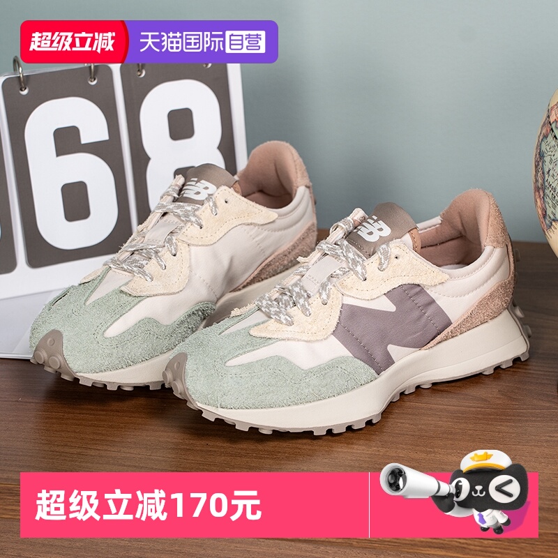 【自营】【新品】New Balance NB男女新款327潮流休闲鞋时尚V头鞋