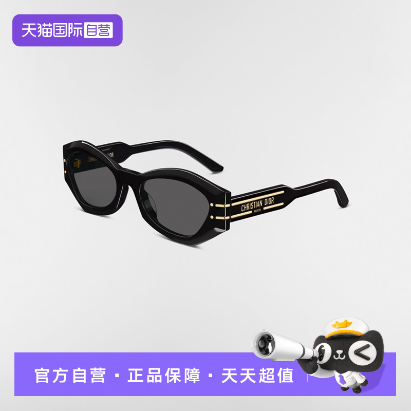 【自营】DIOR迪奥男女同款墨镜方框太阳镜CD SIGNATURE B1U配饰图片