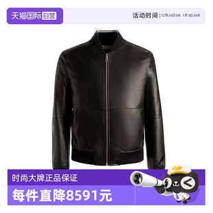 自营 羊皮革长袖 Bally 男士 皮衣夹克外套6305470 巴利早春新款