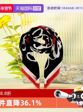 【自营】moschino/莫斯奇诺女士心形羊毛秋冬保暖围巾3272M2540CO