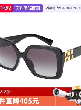 Miumiu缪缪太阳镜女金属双logo