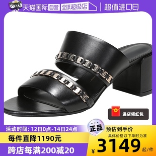 Ferragamo菲拉格慕 女士羊皮高跟拖鞋 自营 0733471