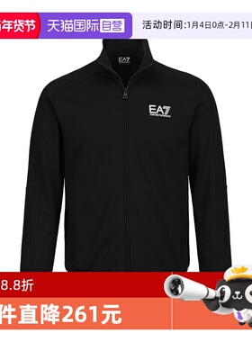 【自营】ARMANI/阿玛尼男士外套EA7休闲夹克纯棉秋冬季立领卫衣