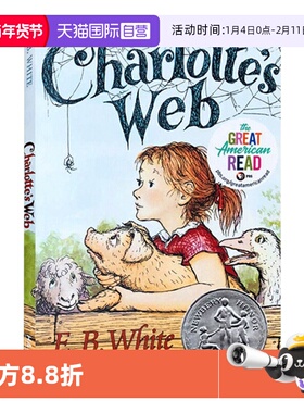 【自营】夏洛的网英语原版小说 杀死一只知更鸟 哈利波特 harry potter 奇迹男孩别有洞天holes怦然心动flipped小妇人追风筝的人