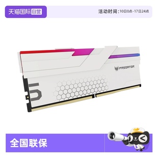 冰刃 內存條 宏碁掠奪者 48G DDR5臺式 C28 自營 RGB燈條6000
