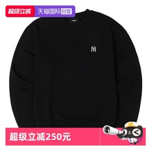 【自营】MLB卫衣新款男女装潮流休闲上衣黑色圆领套头衫3AMTB9144