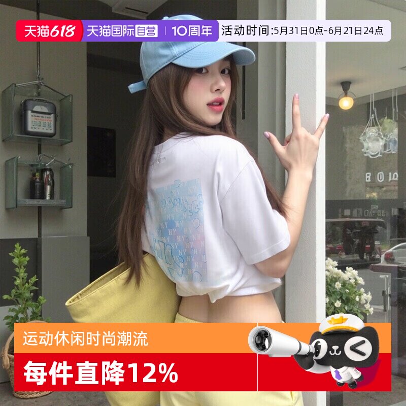 【自营】MLB美职棒短袖男装女装情侣波普老花服休闲服运动半袖T恤