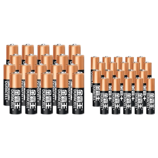 【自营】DURACELL金霸王碱性电池5号40粒7号40粒五号干电池智能锁电子锁指纹密码门锁玩具鼠标空调电视遥控器