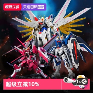 SEED 模型HG 万代高达拼装 非凡强袭飞升自由正义迅雷决斗 自营