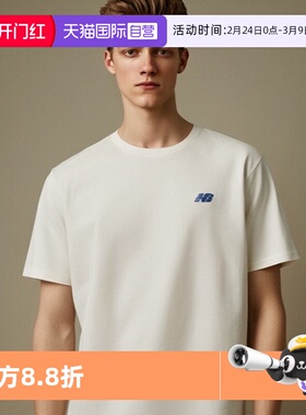 【自营】NEW BALANCE 男款女款潮流运动休闲短袖T恤NEE26121IV