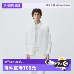男 系列 自营 Marc 翻领牛津纺简约长袖 品牌经典 Polo 衬衫