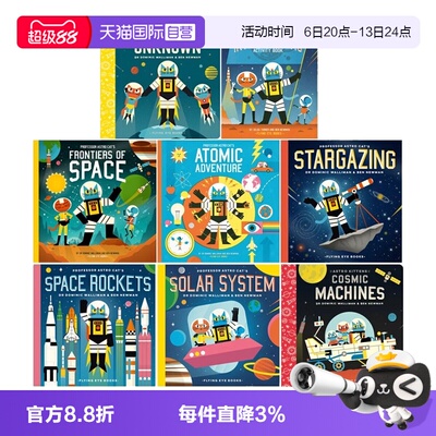【自营】英文原版 太空猫 Professor Astro Cat's Frontiers 人体冒险 深海之旅 星际穿越 原子世界 少儿天文科普图画故事