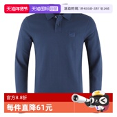 自营 休闲翻领长袖 Hugo Boss 雨果博斯男士 POLOT恤衫 50507704