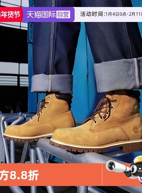 【自营】添柏岚机车鞋踢不烂马丁靴男鞋户外大黄靴运动鞋73538