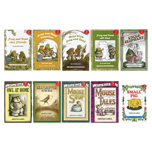 【自营】青蛙蟾蜍Frog and Toad are friends青蛙和蟾蜍是朋友系列英文版10册趣味读物原版故事书儿童分级阅读读物汪培斑书单推荐
