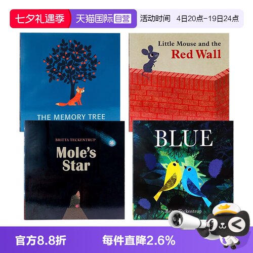 动物收藏4册套装英文原版绘本