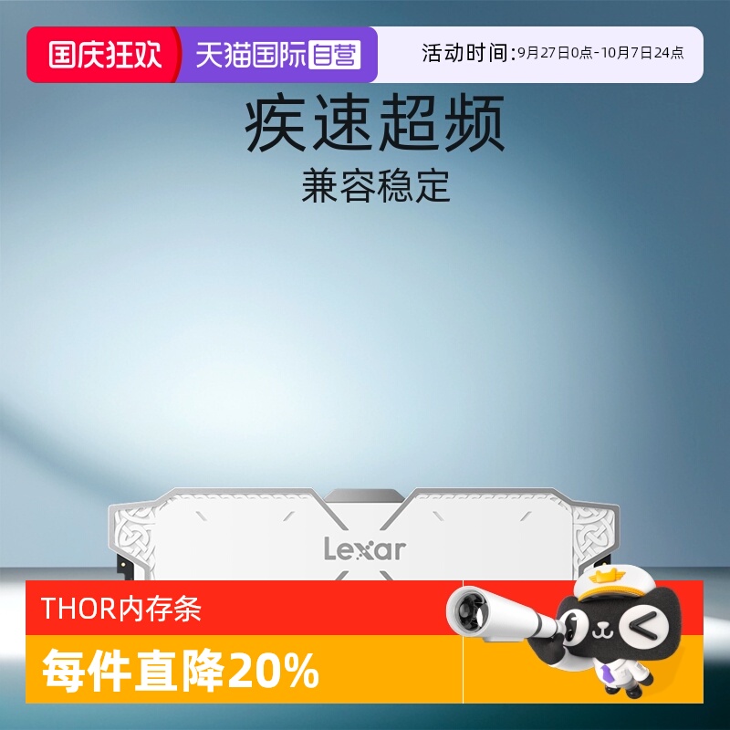 内存雷克沙ddr56000台式机内存