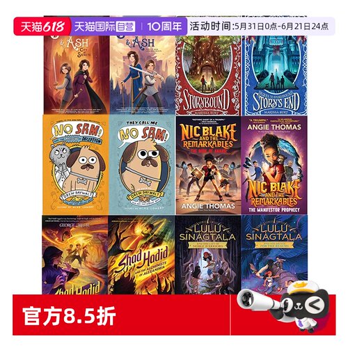 【自营】预售 Amari 英文原版 阿玛瑞与神秘奇物  Amari and the Despicable Wonders 3册 桥梁章节小说  奇幻冒险成长青少年读物