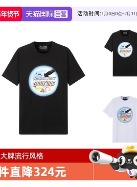 【自营】Versace Jeans Couture男士宽松版短袖T恤72GAHF04 CJ03F