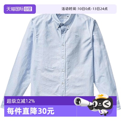 【自营】添柏岚男子LS Oxford Shirt Slim长袖运动衬衫A2ARQ-B02