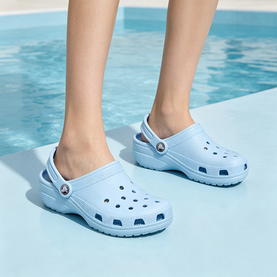 【自营】CROCS卡骆驰中性洞洞鞋户外休闲沙滩凉拖鞋CR10001-4WK