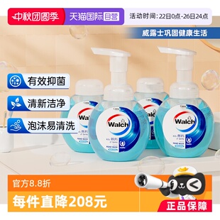 2瓶 自營 威露士泡沫殺菌潔手液健康清香225ml 2蓋裝 225ml