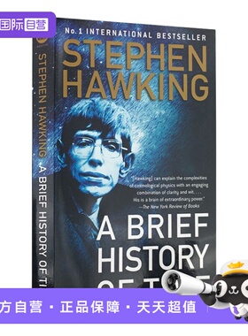 【自营】预售 英文原版 A Brief History Of Time 时间简史 便携式 史蒂芬霍金 科普读物插画版 宇宙知识科技丛书