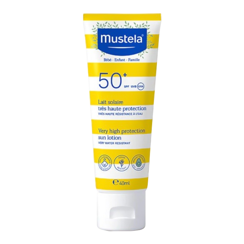 【自营】Mustela妙思乐小篱笆婴儿童用防晒霜乳液SPF50+保湿防水