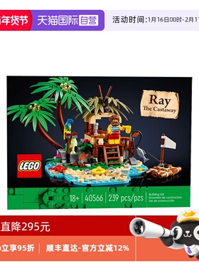 【自营】LEGO 40566 漂流者男女儿童积木益智玩具礼品礼物乐高
