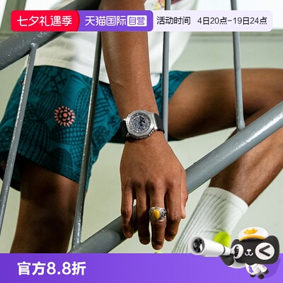 【自营】CASIO卡西欧G-SHOCK黑武士八王子运动太阳能男表GM-2100