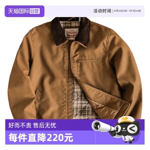 底特律工装 李维斯男士 Levi’s 夹克撞色领加厚保暖外套 自营