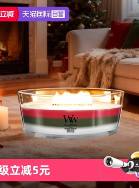 【自营】【新年礼物】WoodWick白噪音香薰蜡烛海岸线送女友生日礼