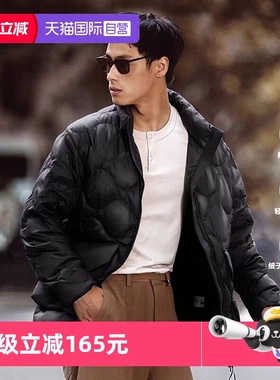 【自营】New Balance羽绒服男女装新款黑色简约休闲上衣保暖外套