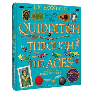 【自营】英国彩绘版 神奇的魁地奇球 Quidditch Through the Ages 英文原版 Harry Potter 哈利波特外传 J.K.罗琳 Emily Gravett
