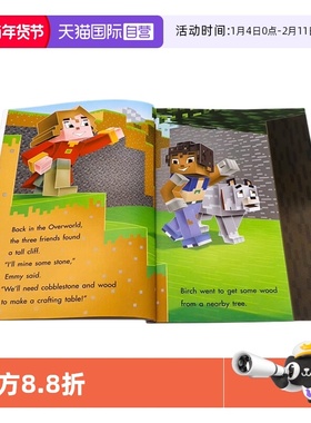 【自营】Minecraft Young Readers Level 2 我的世界分级读物2级6册 英文原版逃离幽冥生存模式儿童冒险游戏故事书 青少年英语阅读