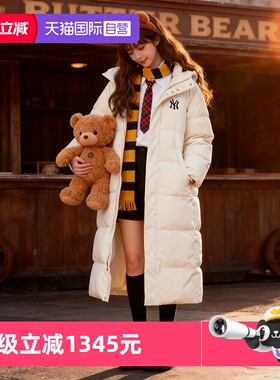 【自营】MLB羽绒服新款男装女装保暖运动服户外休闲长款鹅绒外套