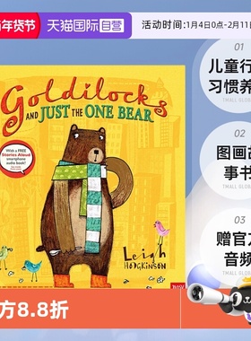 【自营】英文原版 Goldilocks and Just the One Bear 儿童行为习惯养成 绘本图画故事书 Nosy Crow Stories Aloud 赠官方音频