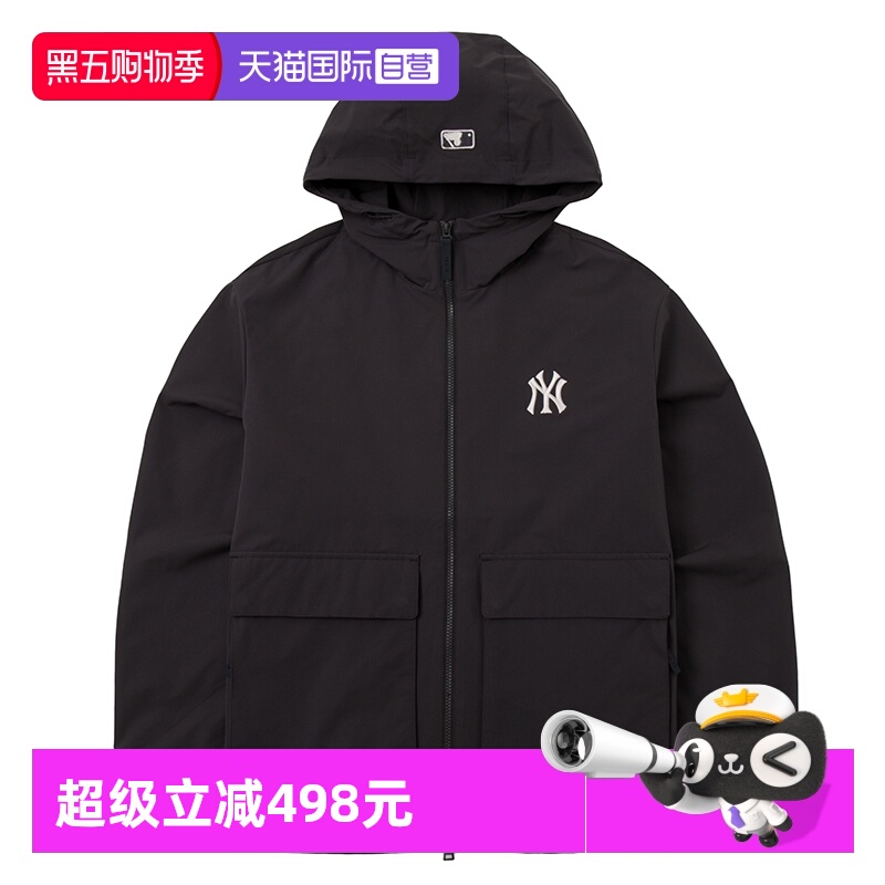 【自营】MLB男女情侣运动服潮流时尚休闲服夹克连帽外套3AWJB0144