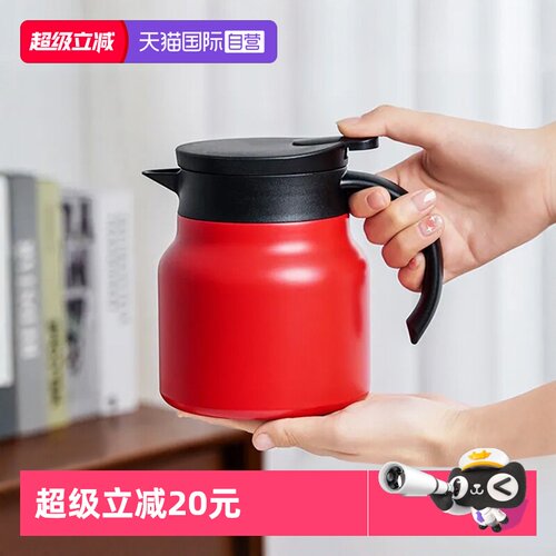 保温壶象普316不锈钢独立茶仓