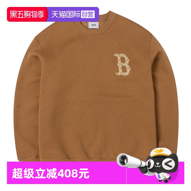 MLB圆领卫衣男装女装新款情侣