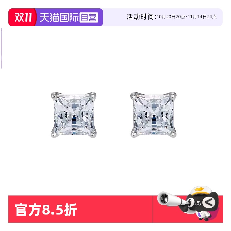 高级感耳钉施华洛世奇简约女