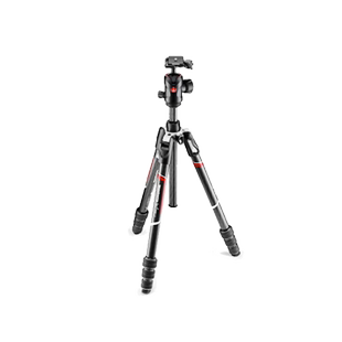 【自营】曼富图/Manfrotto Befree MKBFRTC4GT-BH单反相机碳素纤维三脚架套装MKBFRTC4GT-BH碳素承重10KG