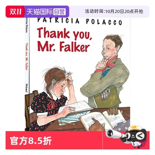 精装 自营 Mr. 儿童图画故事绘本 Polacco Thank Patricia 英文原版 派翠西亚·波拉蔻 You 凯迪克金奖名家 Falker
