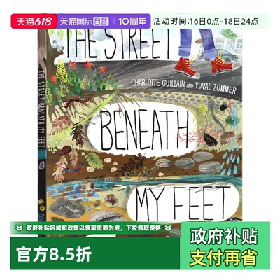 脚底下的街道英文原版绘本