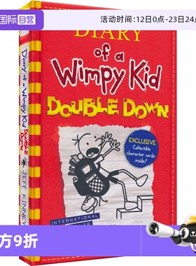 【自营】Diary of a Wimpy Kid 11 Double Down 小屁孩日记 11 儿童漫画日记 地道英语 课外幽默读物 英文原版进口图书